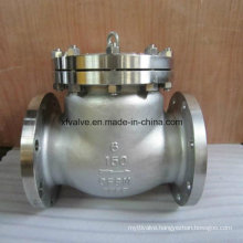 150lb Cast Stainless Steel CF8m Flange End Swing Check Valve